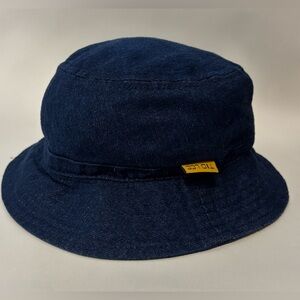 Tio Lee Navy Blue denim Bucket Hat accessories Jeans Brooklyn street NY